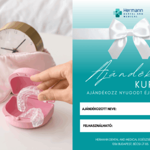 Karácsonyi kupon: Fogászati alvásjavító készülék